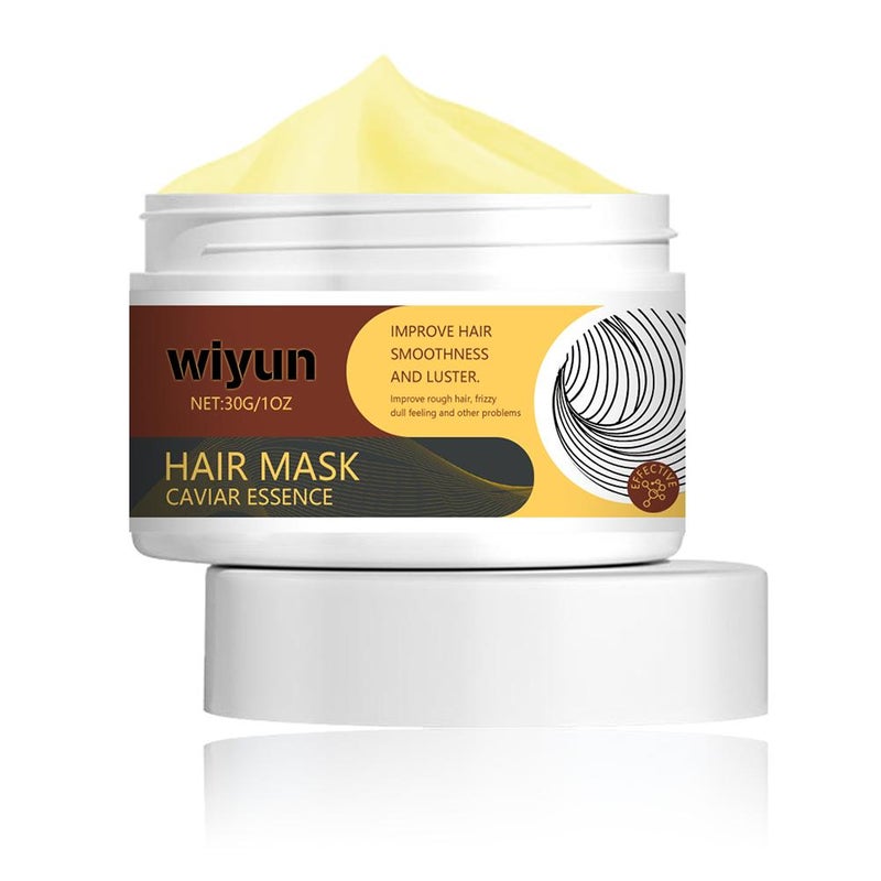 Collagen hair mask suitable for dry and damaged hair. Caviar extract. WYA03-A011-30-YE1